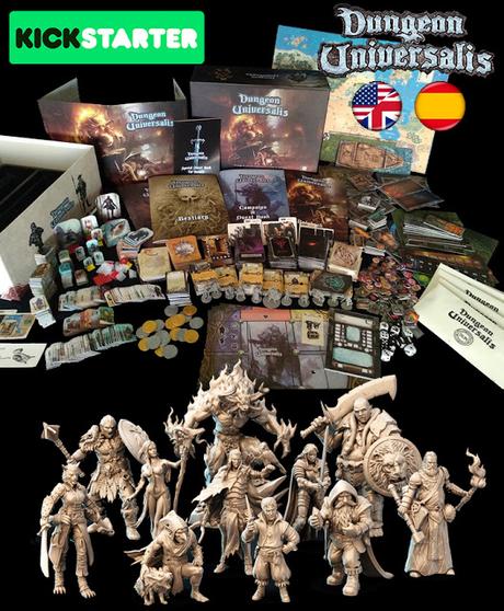 Campaña para la re-impresión de Dungeon Universalis en KS