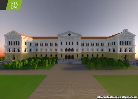 Minecrafteate en RTX, Nº25: Edificio Universidad Literaria, de la Universidad de Deusto, Bilbao, España.