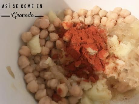 Croquetas de garbanzos