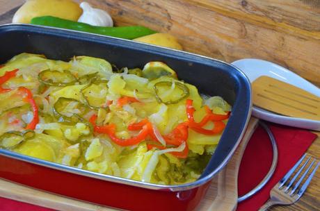 Las delicias de Mayte, patatas a lo pobre al horno, patatas a lo pobre con pimientos, Patatas a lo pobre, patatas a lo pobre receta, patatas al horno, patatas a lo pobre andaluzas, patatas a lo pobre estilo andaluz,