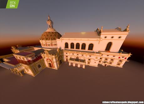 Minecrafteate en RTX, Nº28: Réplica del Teatro Lope de Vega, Sevilla, España.