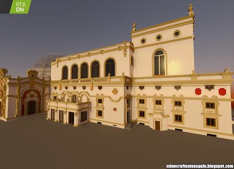 Minecrafteate en RTX, Nº28: Réplica del Teatro Lope de Vega, Sevilla, España.