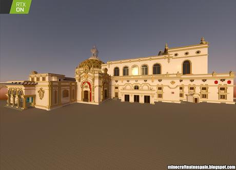 Minecrafteate en RTX, Nº28: Réplica del Teatro Lope de Vega, Sevilla, España.