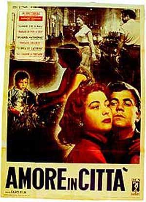 L´AMORE IN CITTÁ (Amor en la ciudad) - Antonioni, Fellini, Alberto Lattuada,  Dino Risi...