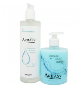 Pharma Arbasy Gel Higienizante 500ml + Crema Jabon Manos Marino 500ml Precio Higiene de manos, imprescindible para combatir el covid19
