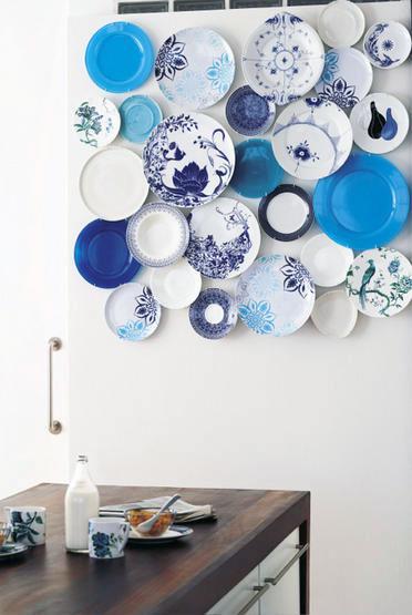 decor idea – decorar paredes con platos