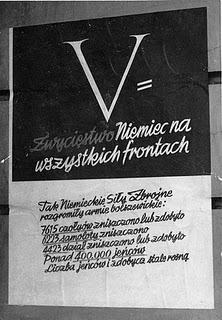 “V” de Sieg Heil Viktoria! – 19/07/1941.