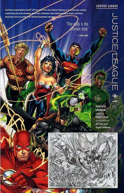 NUEVO UNIVERSO DC: Preview de la Justice League de Jim Lee