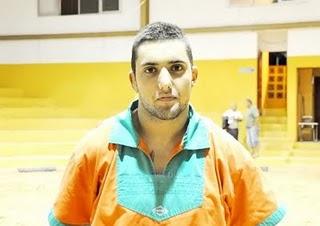 Ángel Suárez (U. Doctoral) y Acorán Domínguez (Adargoma) campeones 2011 de lucha canaria en Gran Canaria Juveniles por pesos.