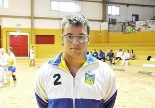 Juan Daniel Hernández (CL Maninidra)  y Marcos Segura (CL Maspalomas) campeones 2011 de lucha canaria en Gran Canaria Cadete por pesos