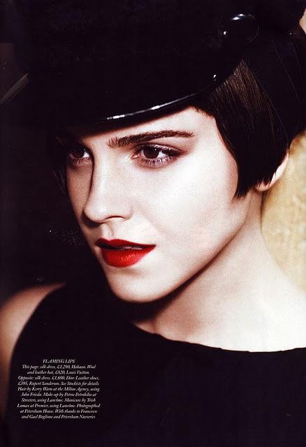EMMA WATSON HARPERS BAZAAR UK AUGUST 2011