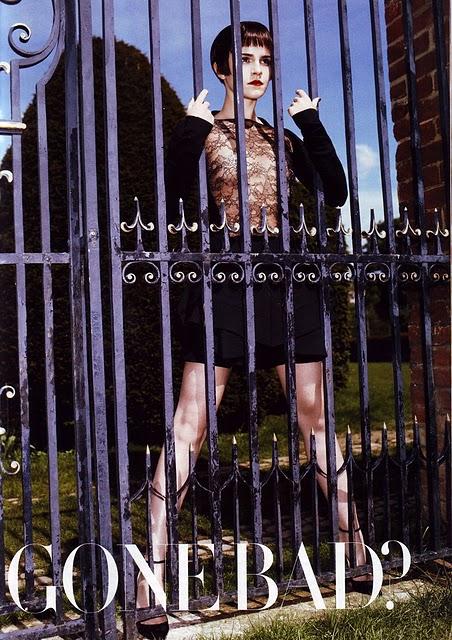 EMMA WATSON HARPERS BAZAAR UK AUGUST 2011