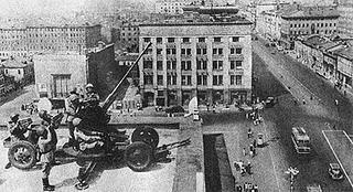El primer gran bombardeo de Moscú – 21/07/1941.