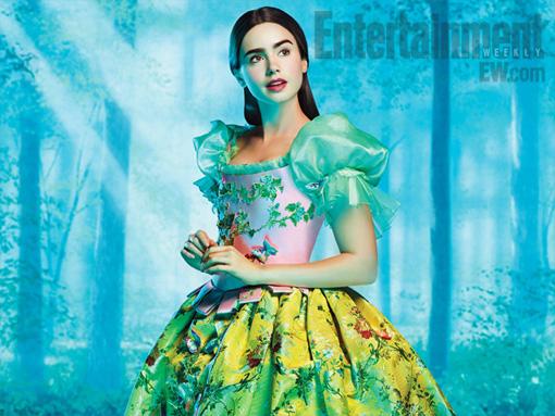 Primera imagen de Lily Collins como Blancanieves