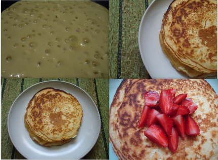 Una receta base de pancakes
