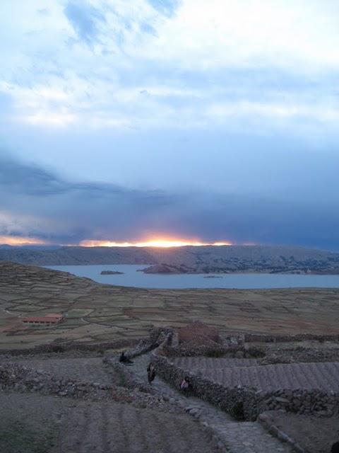 En las islas del Lago Titicaca