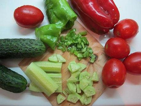 Ingredientes Shopska Salad