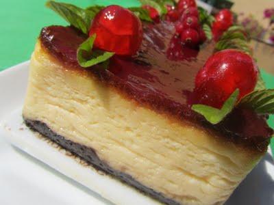 TRIPLE CHEESE-CAKE