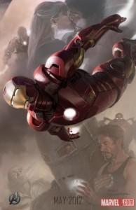 Cine-Los Vengadores, Concept Art: Iron Man y Capitán América