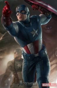 Cine-Los Vengadores, Concept Art: Iron Man y Capitán América
