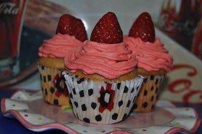 Magdalenas De Fresa Y Nata Magdalenas De Fresa Y Nata