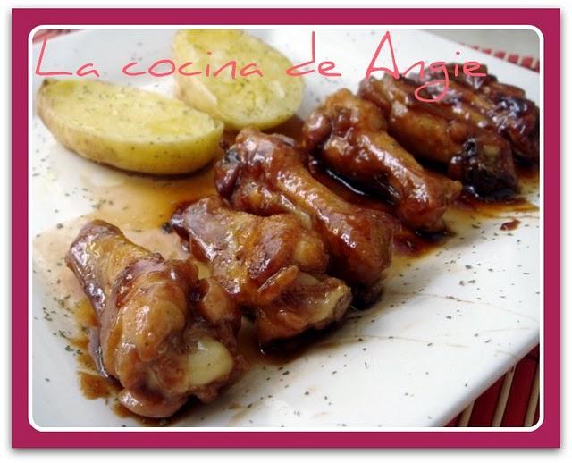 ALITAS DE POLLO CARAMELIZADAS