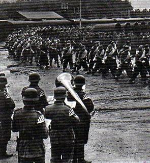 La División Azul comienza su instrucción en Grafenwöhr, Alemania - 23/07/1941.