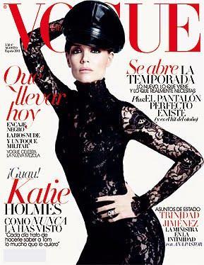 Katie Holmes, portada de Vogue España