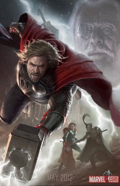 Nuevos pósters de 'The Avengers' ('Los Vengadores'): Thor y los agentes de SHIELD