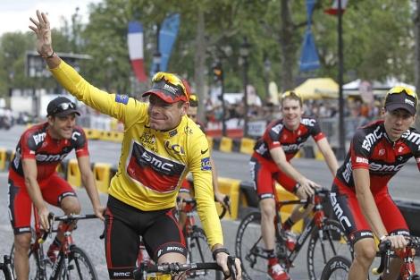 Cadel gana el Tour de Francia