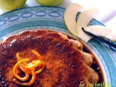 FLAN DE MANZANA
