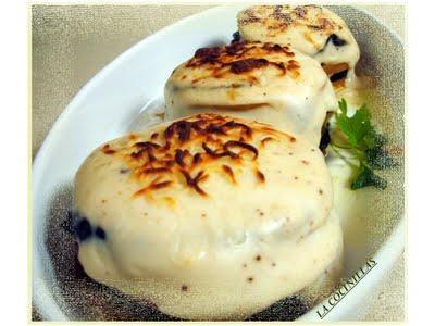 TIMBAL DE BERENJENA Y TOMATE CON BECHAMEL TIMBAL DE BERENJENA Y TOMATE CON BECHAMEL