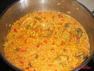 ARROZ GUISADO CON CONEJO PASO A PASO