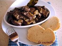 HIGADO DE TERNERA EN CEBOLLADO