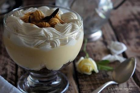 Trifle de Baileys y plátano