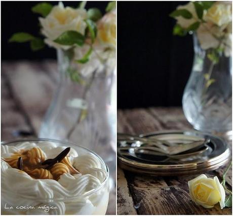 Trifle de Baileys y plátano