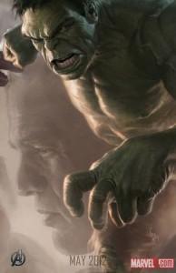 Espectacular póster de Hulk para promocionar Los Vengadores
