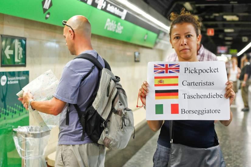 Metro de Barcelona: más policía contra los carteristas