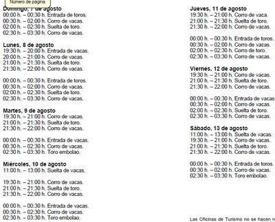 Calpe. Fiestas Patronales de la Virgen de las Nieves y Bous al Carrer 2011
