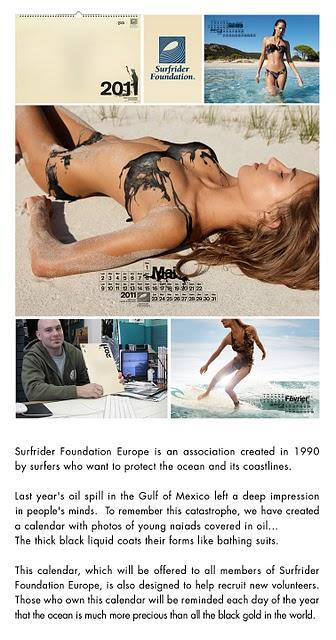 Calendario de Modelos en favor al medio ambiente.