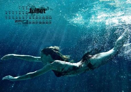 Calendario de Modelos en favor al medio ambiente.