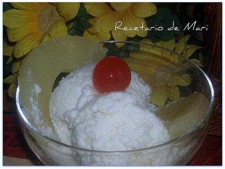 HELADO DE PIÑA COLADA HELADO DE PIÑA COLADA