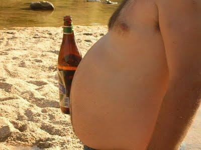 Barriga cervecera es un mito