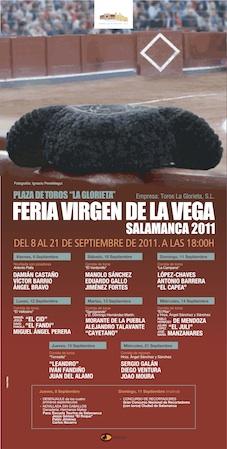 Carteles Feria de Salamanca 2011