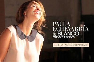 Paula Echevarría para Blanco (Primeras imágenes y Video 'Behind the Scenes')