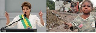 Presidenta brasileña firma acuerdo para erradicar la pobreza en su país