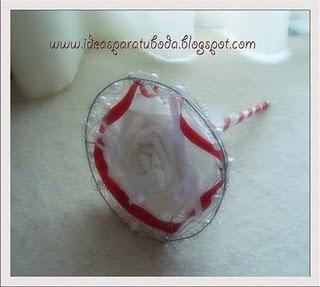 Porta Alianzas Bouquet para Boda
