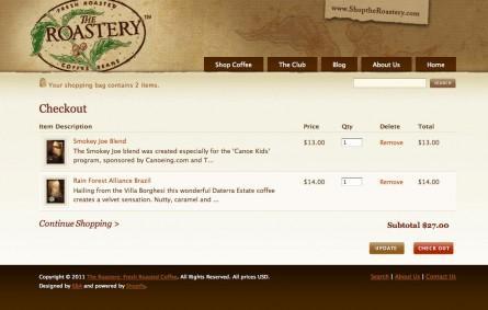 The-Roastery-Fresh-Roasted-Coffee-Your-Shopping-Cart Inspiraciones de check out cart