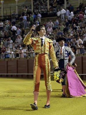 El granadino José Ángel Fuentes, en la final de las Novilladas de Promoción