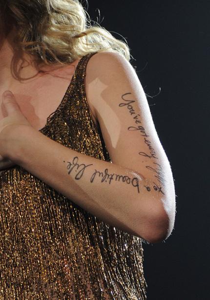 El tatuaje de Taylor Swift?